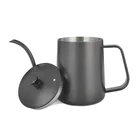 Promotional 350ml Gooseneck Pour Over Coffee Drip Kettle Stainless Steel Coffee Pot