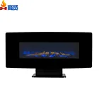 42 Inch Curve Front Multi-Color Flame Wall Mounted Electric Fireplace