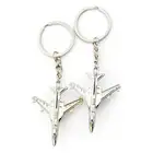 Military Souvenir Personalized Key Ring 3D Airplane Aircraft Keyring Key Chain Logo Metal Custom Keychain