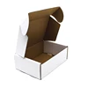 Custom white corrugated cardboard postal mailer packaging mailing shipping paper box