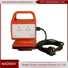 10A 250V electrical multiple portable socket outlet box