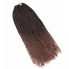 Synthetic hair faux dread locs crochet braid 18 inch extension havana mambo afro faux locs crochet hair