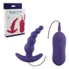 Silicone Soft Male Anal Pleasure Prostate Stimulator Body Massager , 7 Mode Vibrators Man Sex Toys Erotic Products