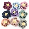 Wholesale Baby Girls Flowers Headbands Clips Rose Hair Bow Appliques