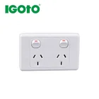 Standard Wall Light Switch Plate White Way Mechanism Mech GPO Outlet Socket Plug
