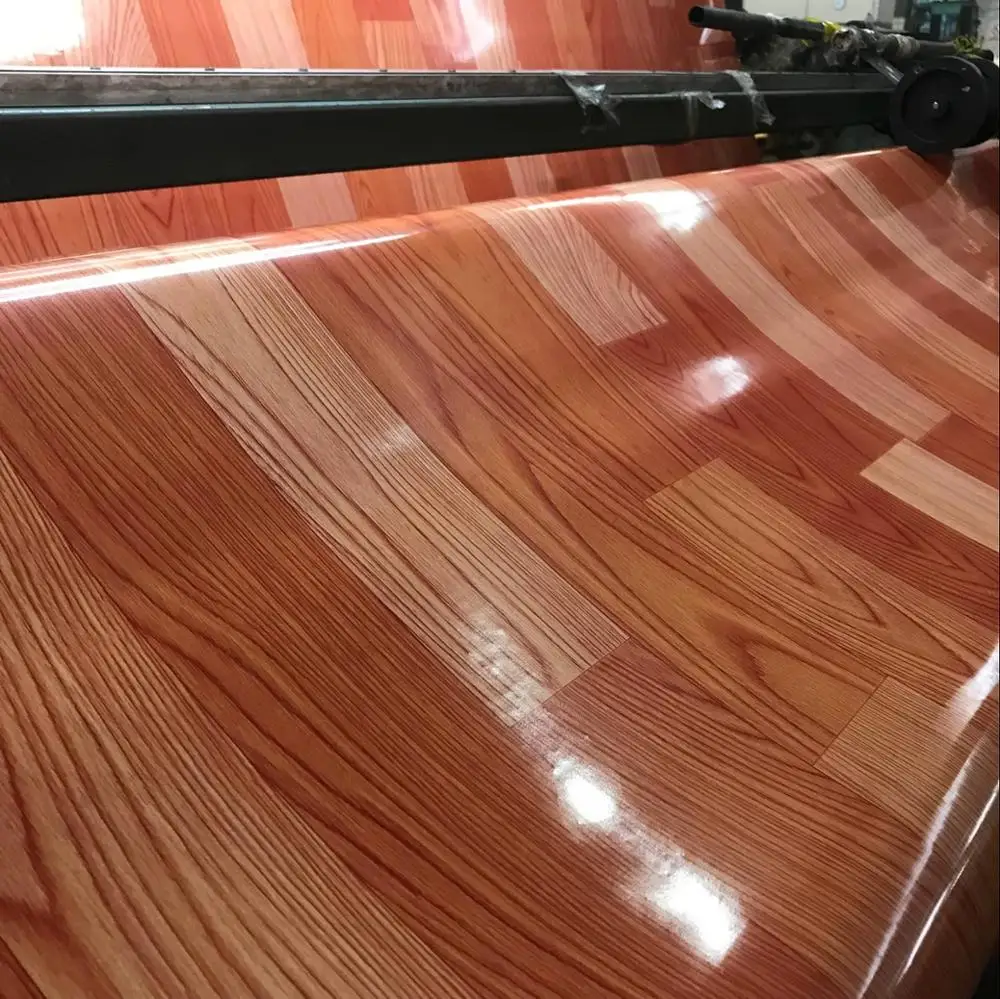 Pink Backing Wood Looking Vinyl Linoleum Flooring In Rolls Buy