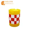 Yellow Anti crash bucket plastic road traffic barrier