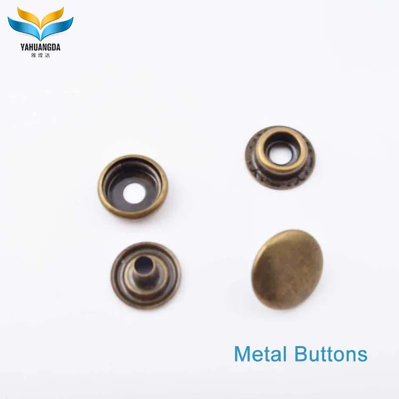 hot sale handbag accessories, metal brass snap button for bag hardware