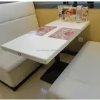 Creative Design man-made stone table,office laptop table,Dining Set Dinner Table with Chairs