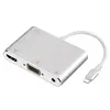 Lighting to ipad iphone Dock Connector 3 in 1 hub to HDMI OTG Adapter