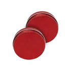 Various colors baking resealable small custom aluminium cookie round food grade cake metal tin can