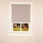 Hot sale elegant horizontal translucent customized roller fabric blinds with bead rope
