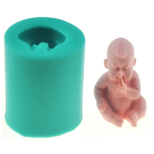 Cute Baby silicone mold Hot Sale Silicone Mold Cooking Cake Decorating Mold Silicone MoldsFor Cakes