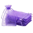Reusable Grocery Mesh Produce Bags Organza Jewelry Favor Pouch Wedding Candy Eco Gift Packaging Bag Drawstring