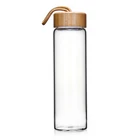 FDA Bottle Water Clear Empty Sports Drinking Glass Water Bottle