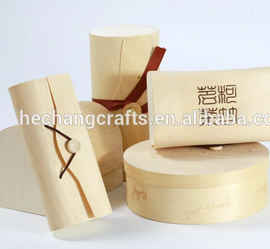 unfinished wood craft box thin wooden gift packaging boxes