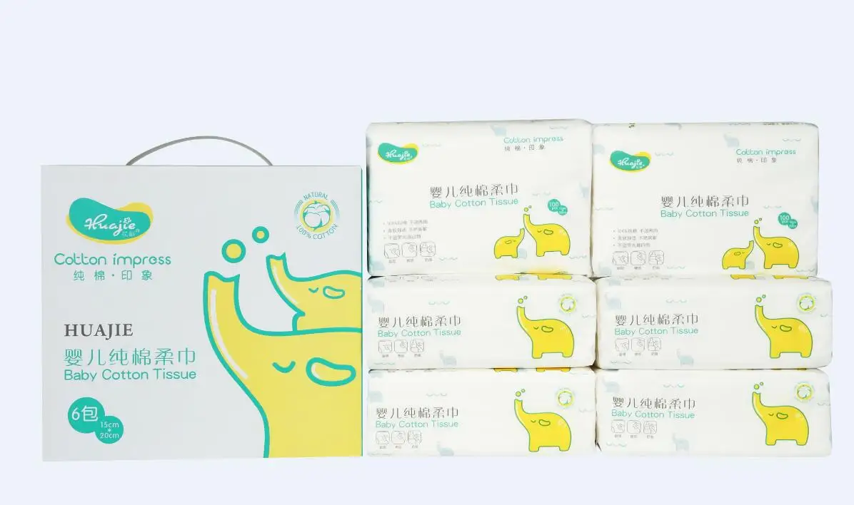OEM cotton soft custom baby wet wipes non-woven wipes in flexible package