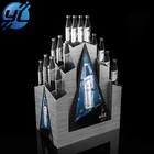 High quality metal wine gondola rack for retail store