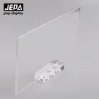 Clear Acrylic Name Card Price Tag Advertisement Display Stand Holder Business Card Display Holder Free Standing Sign Holder