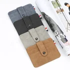 Leather Wallet PU Leather Business Card Holder Case Wallet For Men