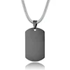Wholesale Factory Price Army Necklace LOGO Customize Polished Stainless Steel Men Necklace
