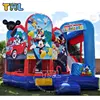mickey minnie mouse inflatable toy for kids , adult bounce house used commercial, mickey mouse bounce house