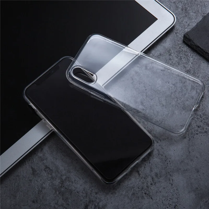 phone accessories For iphone X Case Slim Back Cover Aircushion Design Clear TPU Phone Case for iphone 6 7 8 X 11