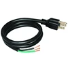 Straight plug SJT black pvc wire and cable