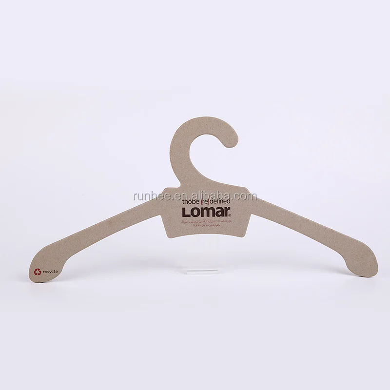 43cm Cardboard Clothes Hanger Kraft Cardboard Hanger With 2.5-5mm Thickness