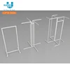 Free Standing Metal 4 Way Clothing Display Rack For Accessories Store