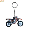 Rubber Motorcycle Key Ring Keychain Creative Gift Sports Keyring New Hot