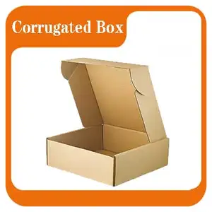 blank corrugated cardboard boxes with flaps