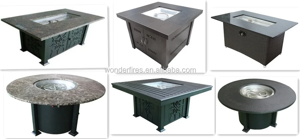 Outdoor Feuerstelle Tisch/terrasse Heizung/feuer Glas/ball Ventil - Buy