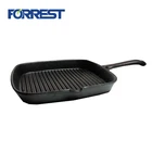 Cast Iron Square Poffertje Pans with Cast iron Handle