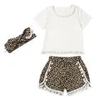 Hot Sale Summer baby Girls Outfit 2 Pieces Boutique Clothing Set For Child Clothes Set Baby Shorts Set