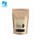 Custom pouch aluminium stand up zipper pouch bag coffee with valve