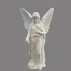 High Quality Angel White Marble Headstone