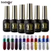 Badaga nail gel polish has a large potential market in christmas 48 colors fur and glitter gel