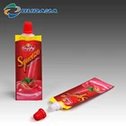 Alibaba Food & Beverage Package 8.2mm Spout Liquid Strawberry Cream Packaging Pouch