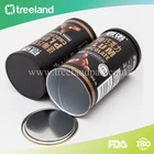 Bean Packaging Coffee Packaging Box Customized Cylinder Air Valve Coffee Bean Paper Packaging Boxes