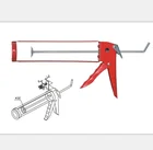 Metal caulking guns silicone gun glass glue putter glue gun New design