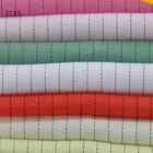 Workwear polyester cotton antistatic fabric for esd cleanroom