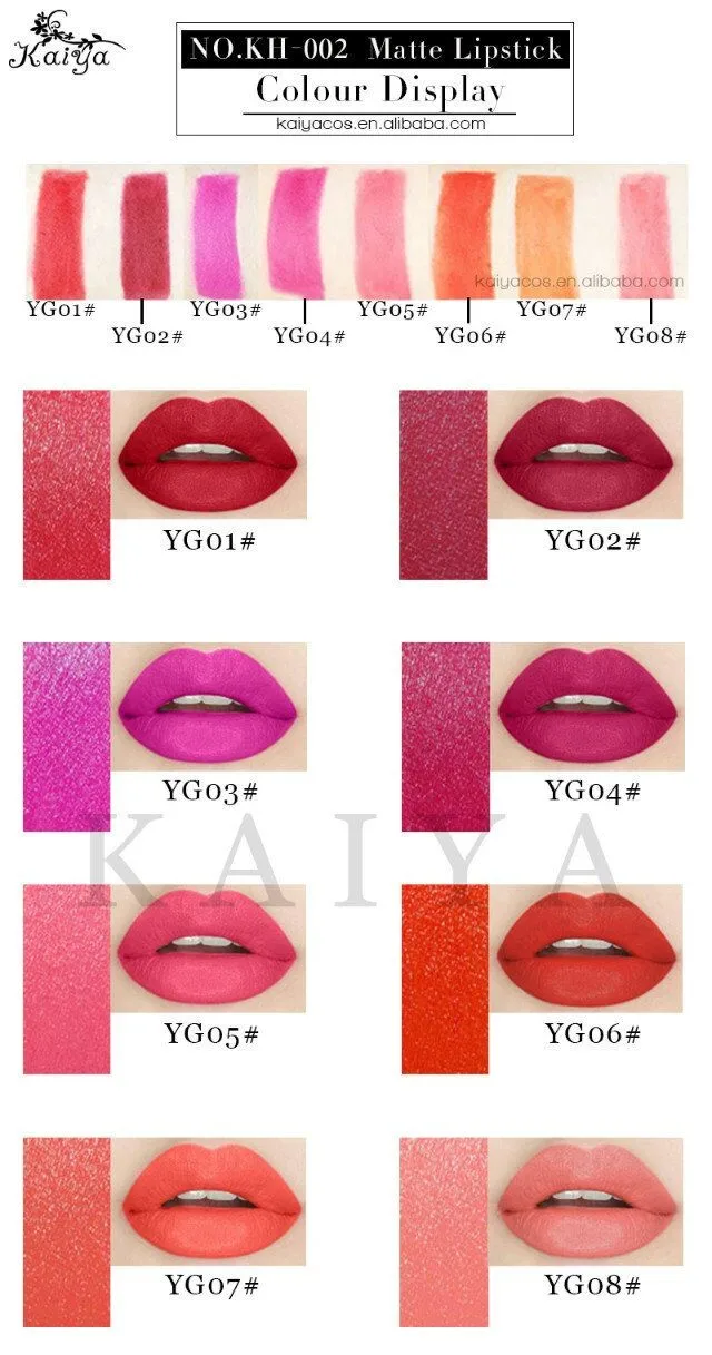 Oem Cosmetic Lipstick Manufacturers Custom Mat Lipstick Labels Made In