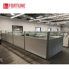 custom corner office workstation modern office glass partition