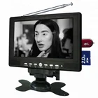 9 inch portable dvb-t2 lcd tv dvbt2 LED backlight support dvbt software upgrade by USB like dvb-t2 set top box