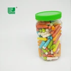 A jar fruit flavor chalk shape chewing chinese bubble gum
