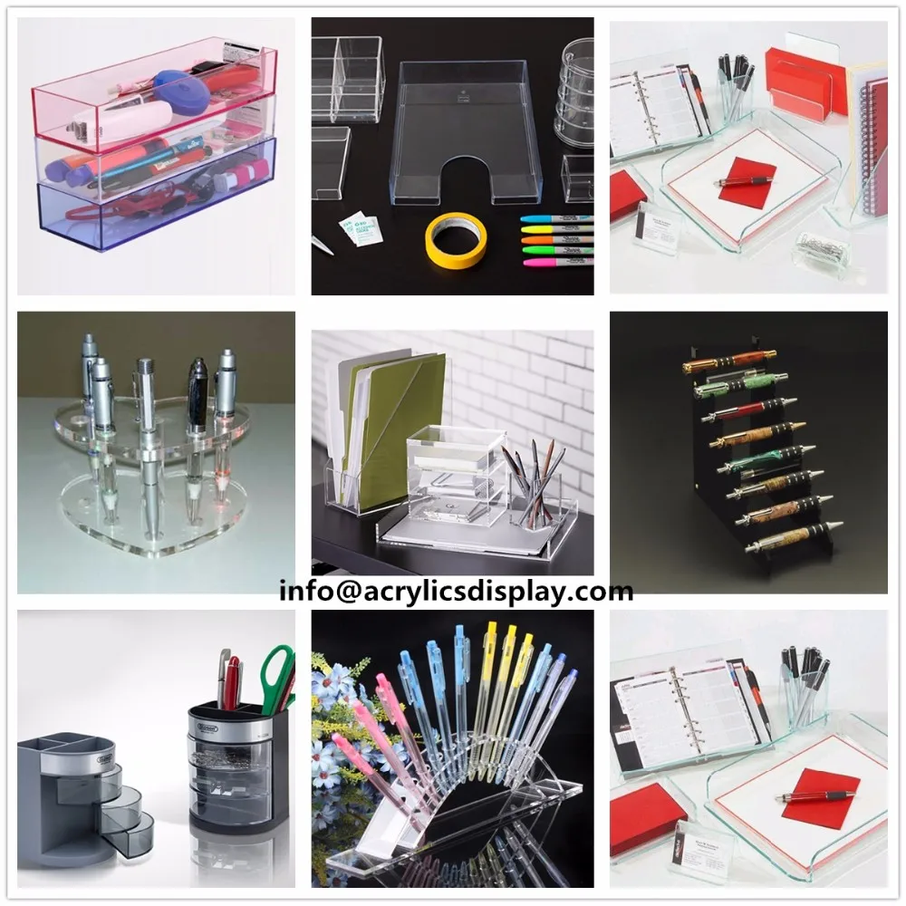 Made in china competitive acrylic stationery documents display