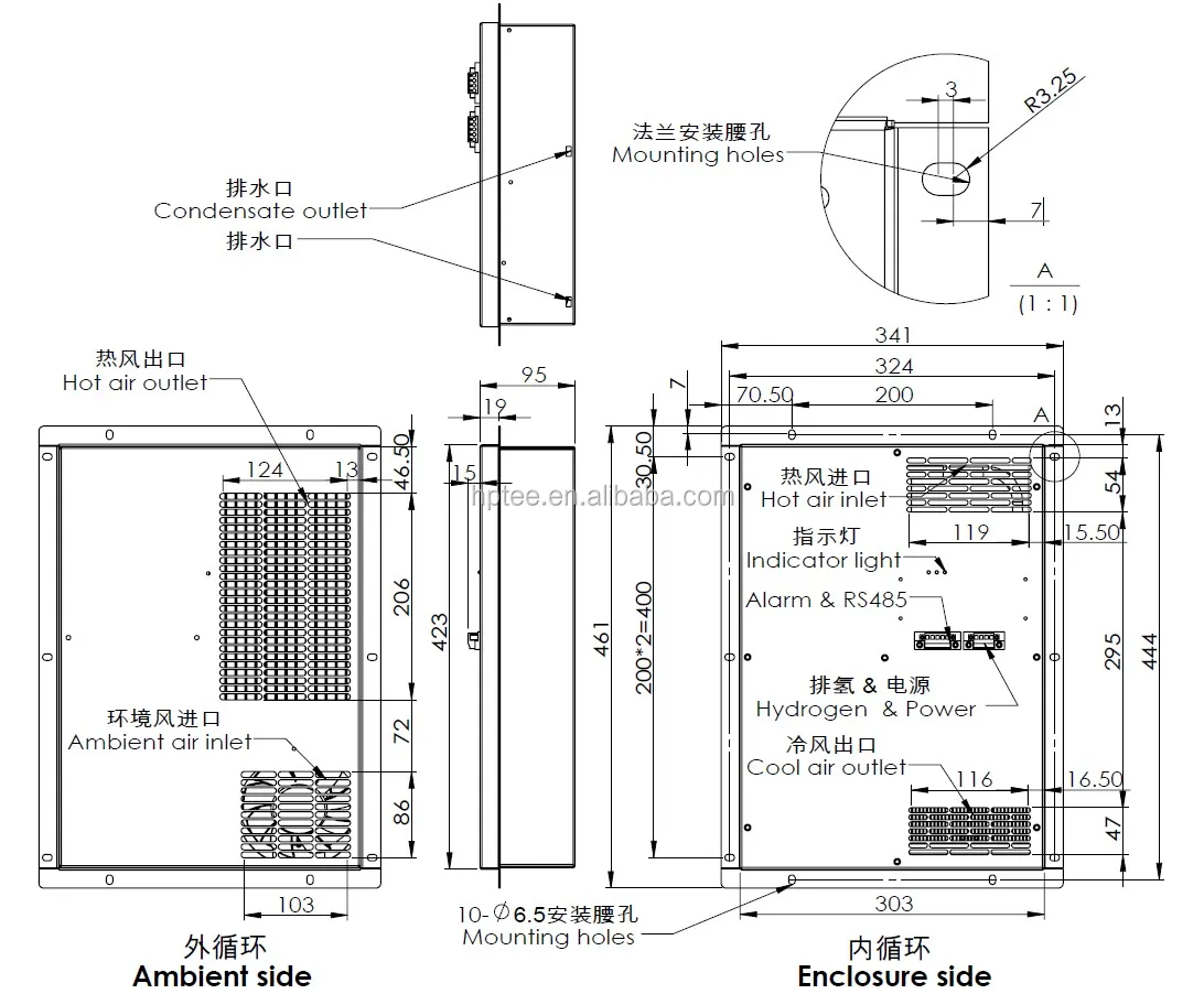 Peltier,Refrigerador-200w-gabinete Enfriador De Aire - Buy Enfriador De