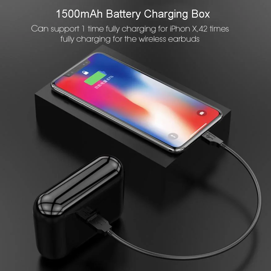 2019 eaby Hot sell TWS Q32 V5.0 blue tooth earphone headphone wireless earphone - ANKUX.COM