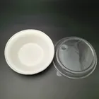 Lid Plastic Customize PP/PET/PLA Clear Blister Plastic Packaging Lid for Bagasse Bowl
